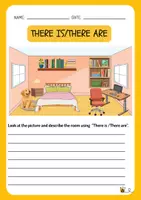 Vorschau - Arbeitsblätter - "There is" or "There are" Worksheet- Grammar Practice - Seite 3
