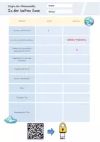 Vorschau - Arbeitsblätter - Folgen des Klimawandels in der kalten Zone (Escape Room mit Lösungen & Präsentation) - Seite 2