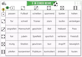 Vorschau - Stationenlernen - Materialpaket Fußball Sprachspiele für Deutsch & DaZ | Differenzierte Spiele Klasse 2–4 - Seite 1