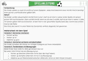 Vorschau - Stationenlernen - Materialpaket Fußball Sprachspiele für Deutsch & DaZ | Differenzierte Spiele Klasse 2–4 - Seite 2