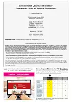 Vorschau - Arbeitsblätter - Lernwerkstatt Licht und Schatten | Physik Sachunterricht Grundschule Klasse 2–4 | Experimente, Schattentheater, Sonnenuhr, Lochkamera, Stationenlernen, Freiarbeit, Lösungen - Seite 1