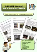 Vorschau - Arbeitsblätter - Bildgattungen in der bildenden Kunst – Unterrichtspräsentation - Deckblatt