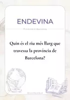 Vista previa - Unidades / Secuencias / Situaciones de Aprendizaje - 🌍 Descobreix la província de Barcelona! (joc de cartes) - página 1