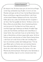 Vorschau - Arbeitsblätter - 10 Lesetexte (Paket) - Sommer - mit Aufgaben - Seite 1