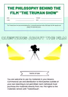 Vorschau - Arbeitsblätter - Questions about "the Truman Show" - Deckblatt