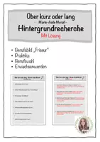Vorschau - Stundenentwürfe - Über kurz oder lang: Recherche | HSAP 2027 - Deckblatt
