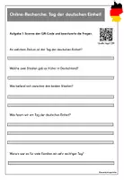 Vorschau - Arbeitsblätter - Tag der deutschen Einheit- Online Recherche - Seite 2