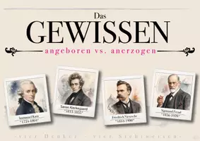 Vorschau - Poster - Das Gewissen - Berühmte Positionen von Kant, Kierkegaard, Nietzsche & Freud als Gruppenpuzzle (Ethikunterricht Klassen 9-10) - Seite 1