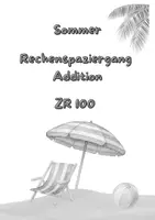 Vorschau - Arbeitsblätter - Sommerlicher Rechenspaziergang ZR 100 - Seite 1