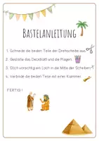 Vorschau - Arbeitsblätter - Mose: Die 10 Plagen - Drehscheibe / Bastelmaterial - Seite 3