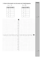 Vorschau - Klassenarbeiten - Klassenarbeit Lineare Funktionen – Funktionsgraphen, Steigung & Zuordnungen (Klasse 8) - Seite 2
