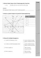 Vorschau - Klassenarbeiten - Klassenarbeit Lineare Funktionen – Funktionsgraphen, Steigung & Zuordnungen (Klasse 8) - Seite 3
