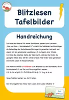 Vorschau - Spiele - Blitzlesen Tafelbilder ergänzend zu Flex und Flora Heft 3 - Seite 1