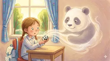 Vorschau - Arbeitsblätter - Mutsteine - Lehrerwechsel - Sarah und der Panda - eine Geschichte die Mut macht - Deckblatt