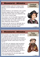 Vorschau - Stationenlernen - Mittelalter - Personen - Wissenskartei & Arbeitsheft - Seite 2