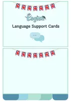 Vorschau - Mal- und Bastelvorlagen - Language Support Cards - Hilfekarten Englischunterricht - Seite 2