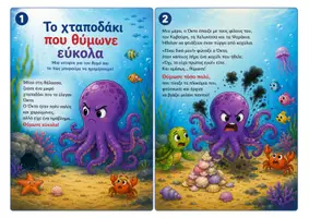 Προεπισκόπηση - Φύλλα εργασίας - Καλοκαιρινές Παραμυθοϊστορίες 2 ΘΥΜΟΣ - ΖΗΛΕΙΑ για Νηπιαγωγείο / Συναισθήματα, Φιλία & Κοινωνικοσυναισθηματική Αγωγή - SEL - παρεούλα /Νηπιαγωγείο - Σελίδα 1