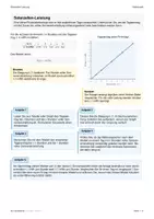 Vorschau - Arbeitsblätter - Analysis Anwendung (lin.Fkt.): Solarzellen Leistung - Seite 1