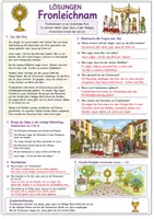 Vorschau - Stundenentwürfe - Fronleichnam Religion mit Lösung - Seite 3