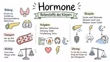 Vorschau - Arbeitsblätter - Lernposter + Arbeitsblätter "Hormone" + Lösung & MP3 + Mindmap + Infografik - Seite 2