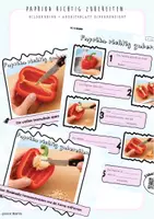 Vorschau - Arbeitsblätter - Paprika zubereiten: Bilderreihe + AB differenziert - Deckblatt