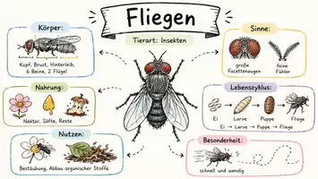 Vorschau - Arbeitsblätter - Arbeitsblatt zum Thema "Fliegen" + Onlineübung & MP3 + Infografik - Seite 1