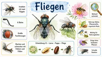 Vorschau - Arbeitsblätter - Arbeitsblatt zum Thema "Fliegen" + Onlineübung & MP3 + Infografik - Seite 2