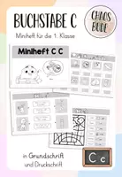 Vorschau - Arbeitsblätter - Miniheft C c - Buchstabeneinführung - Deckblatt