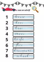 Voorbeeld - race en schrijf kern 10 - Pagina 1