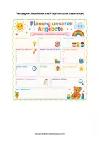 Vorschau - Poster - Kita Materialpaket Angebote und Projekte Jahreszeiten und Feiertage - Deckblatt