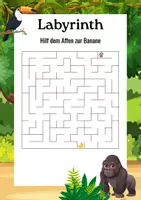 Vorschau - Arbeitsblätter - Dschungel Rätselheft - Knoble dich durch - Seite 3