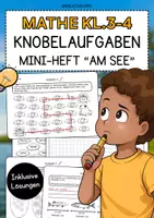 Vorschau - Arbeitsblätter - Knobel- und Sachaufgaben "Am See" | MINI-HEFT MATHE KL.3-4 - Deckblatt
