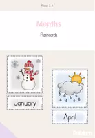 Vorschau - Poster - Picture + Word Cards / Flashcards "Months" - Deckblatt