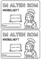 Vorschau - Arbeitsblätter - Knobel- und Sachaufgaben Mathe Klasse 4 | "Altes Rom" - Seite 1