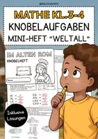 Vorschau - Arbeitsblätter - Knobel- und Sachaufgaben Mathe Klasse 4 | "Altes Rom" - Deckblatt