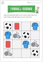 Vorschau - Spiele - Fußball Sudoku 4x4 – Differenziertes Logikspiel | Konzentrationstraining | 1. & 2. Klasse | inkl. Ausschneidekarten & Lösungen - Seite 2