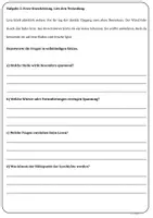 Vorschau - Arbeitsblätter - Höhepunkt und Steigerung in Erzählungen sicher gestalten Satzanfänge, treffende Verben, Spannungsbogen, Schreibstrategien, Übungen & Lösungen Klasse 5 & Klasse 6 - Seite 3