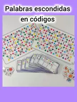Vista previa - Hojas de trabajo - Palabras escondidas en códigos - Portada