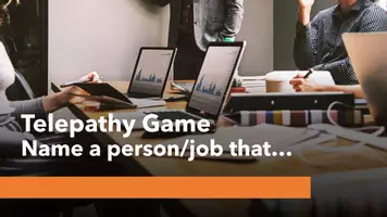Vorschau - Spiele - Jobs: Telepathy Game (Guessing Game in Pairs, PPT) - Seite 1