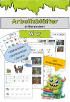 Vorschau - Arbeitsblätter - Ww differenziert Aufgabenblätter Arbeitsblätter - Deckblatt
