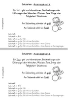 Vorschau - Arbeitsblätter - Sätze & Satzarten | Deutsch Klasse 2 - Seite 3