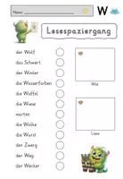 Vorschau - Arbeitsblätter - Ww Lesespaziergang - Seite 2