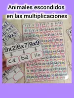 Vista previa - Manualidades / Dibujos para colorear - Pack aprendemos a multiplicar - página 1