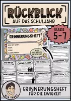 Vorschau - Arbeitsblätter - Rückblick Schuljahr Klasse 5 6 7 - Deckblatt