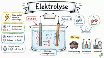 Vorschau - Arbeitsblätter - Lernposter + Arbeitsblatt "Elektrolyse" + interaktive Lösung & MP3 + Mindmap + Infografik - Seite 2