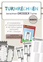 Vorschau - Arbeitsblätter - Turmrechnen - große Türme (multiplizieren & dividieren) - Deckblatt