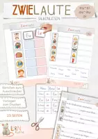 Vorschau - Spiele - Silben lesen - Zwielaute - Lernratte - Deckblatt