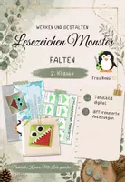 Vorschau - Arbeitsblätter - Lesezeichen - Falten - Werken und Gestalten – 2. Klasse - Deckblatt