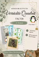 Vorschau - Arbeitsblätter - verrückte Quadrat - Falten - Werken und Gestalten – 2. Klasse - Deckblatt