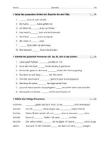Vorschau - Arbeitsblätter - Grammatiktest Deutsch (5./6. Klasse) - Seite 1